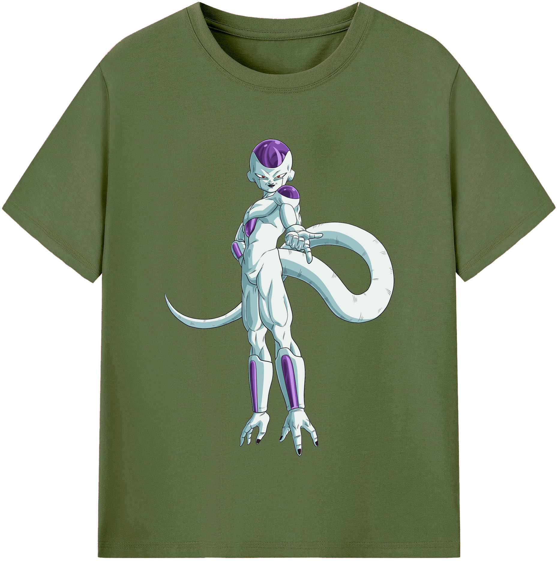 （画像用） ドラゴンボール フリーザ DRAGON BALL Frieza 綿100％半袖Tシャツ（フロントプリント）